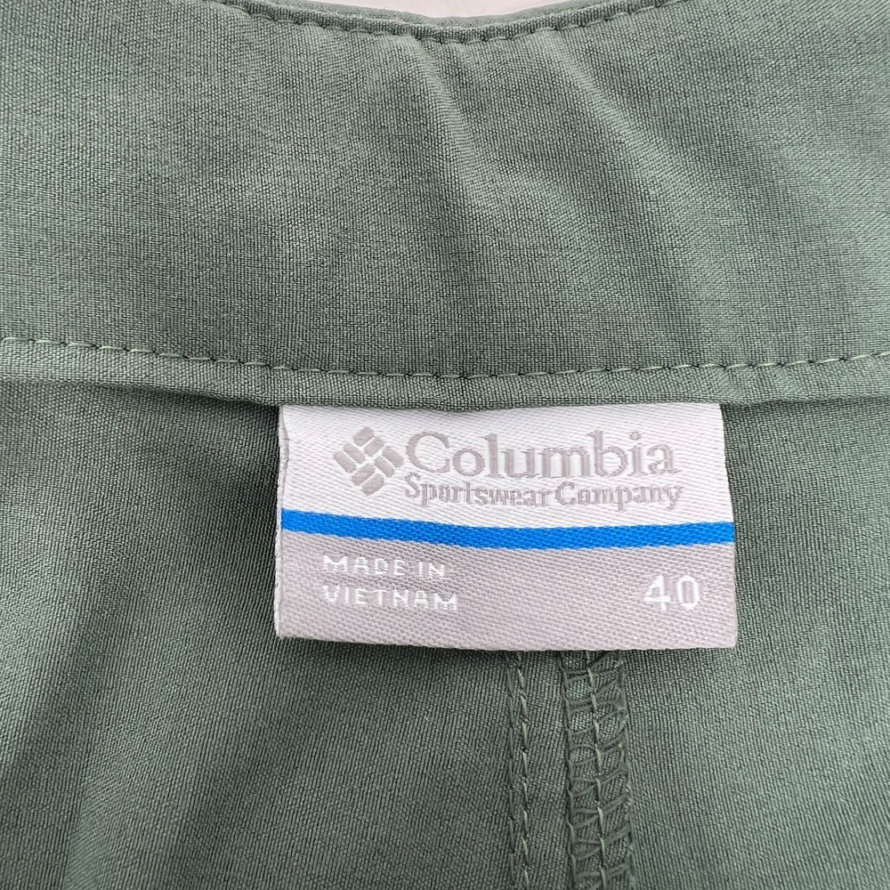 Columbia Men's Performance Fishing Gear‎ Shorts Size 40 Green Omni-Shade - Picture 6 of 15